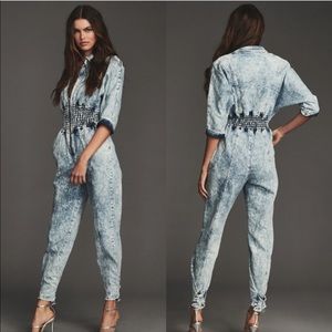 Eti Jumpsuit in Light Blue Acid - Retrofete